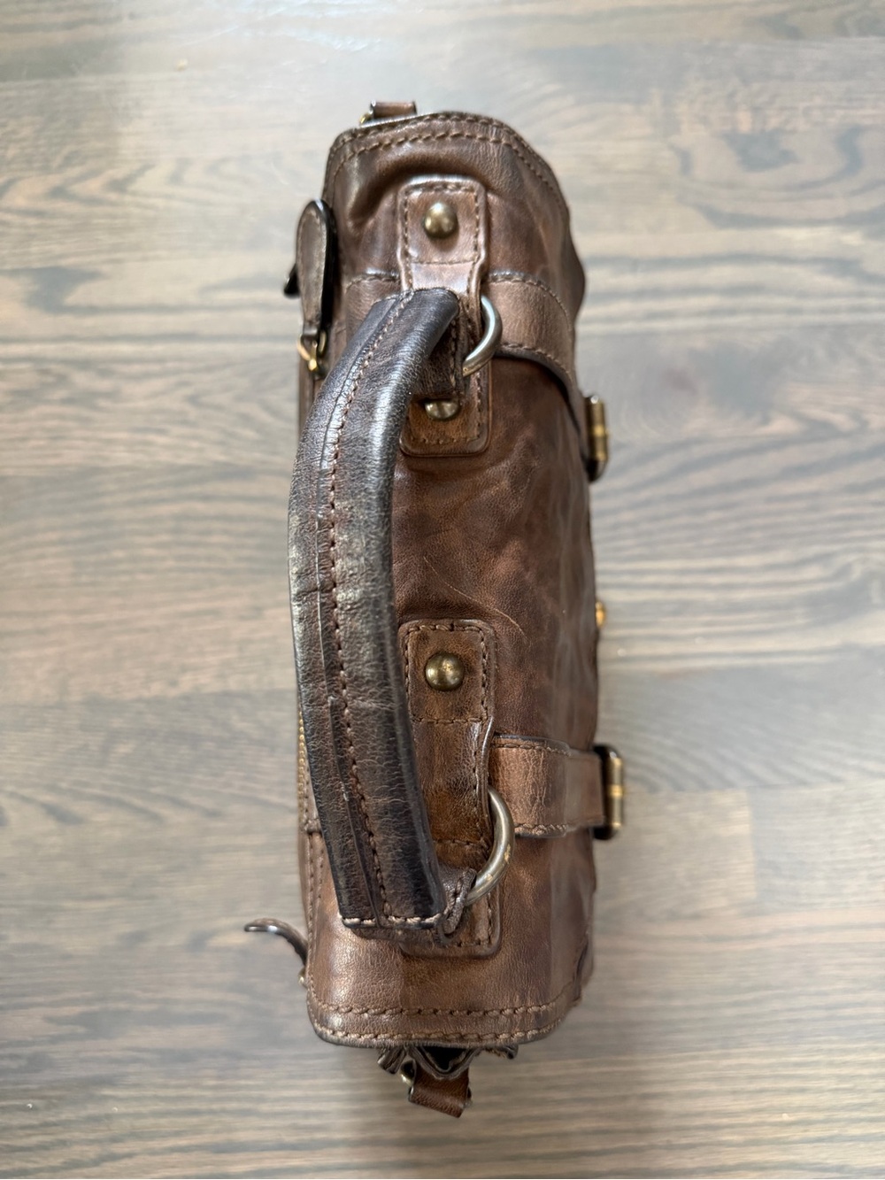 Frye Cameron Leather Satchel Bag - Picture 7 of 15